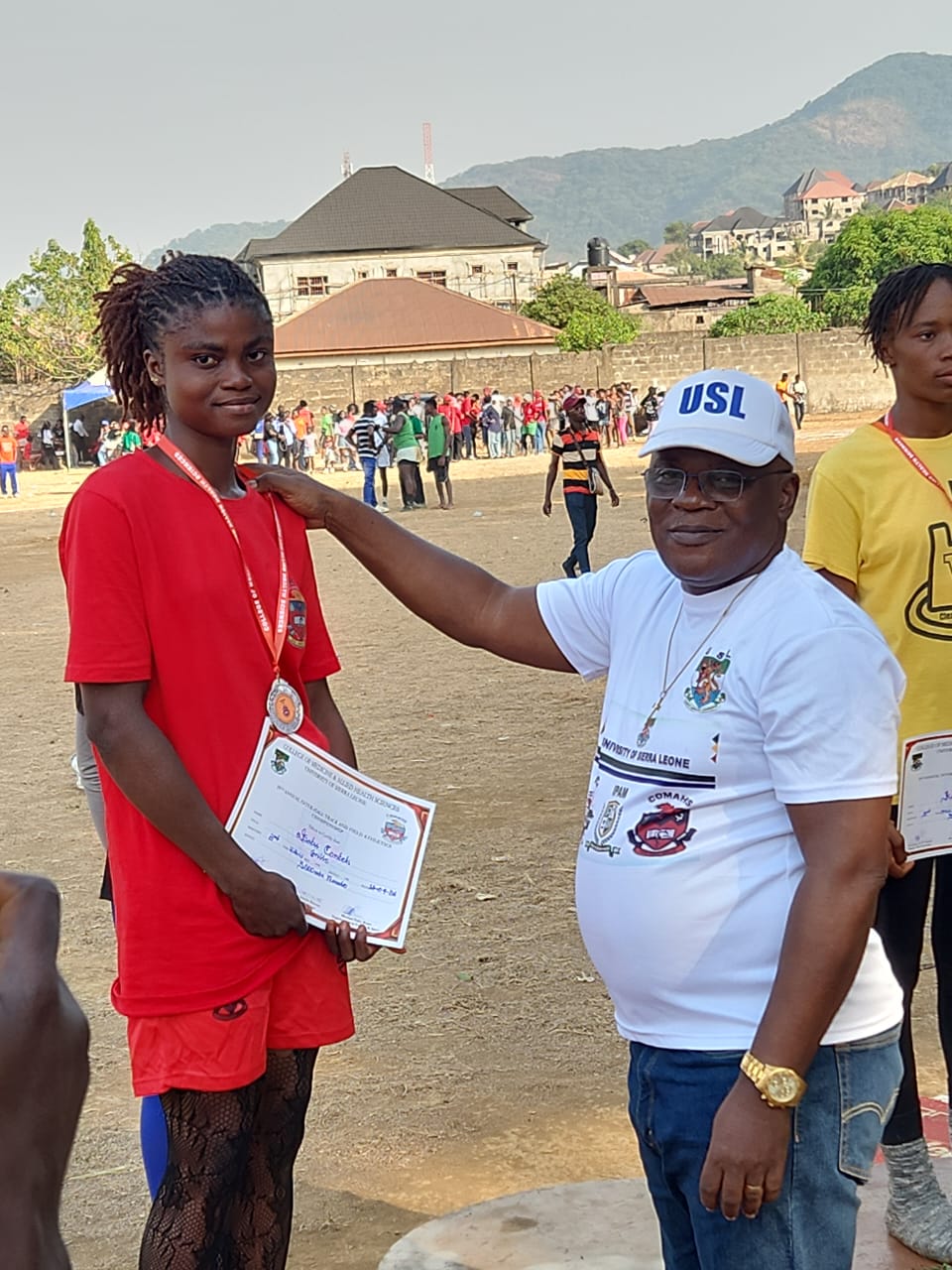 Awards by the Registrar USL, Mr.Munda J S Lebbie